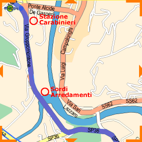 Come arrivare al Palamartiri Come arrivare al Palamartiri
